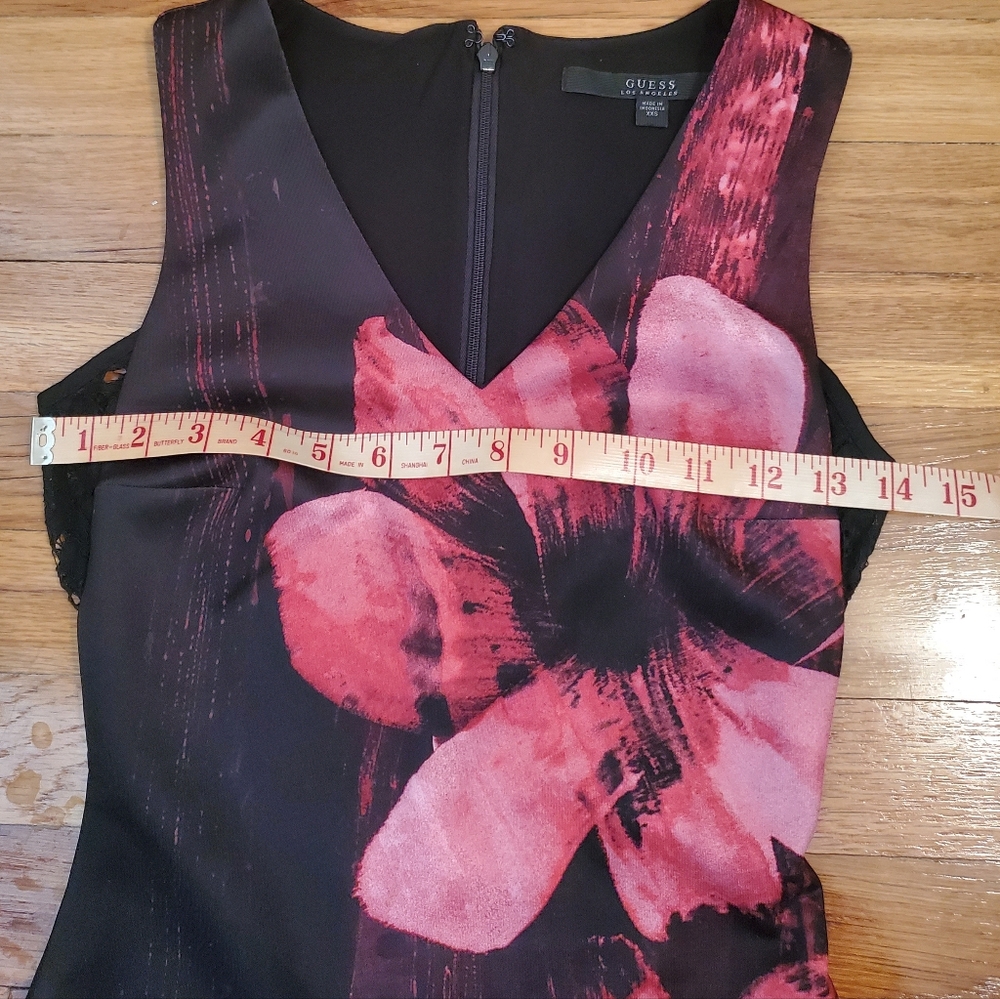 Guess Dress Bundle - Floral Dress & Palm Tree Dress - Size XXS - Picture 8 of 13